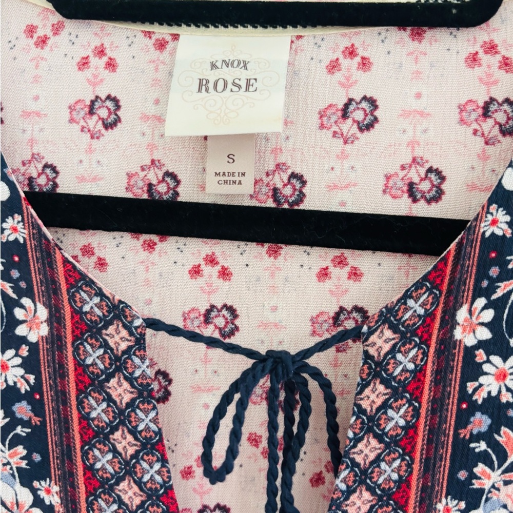Knox Rose Pink Floral Boho Midi Dress - Picture 3 of 4